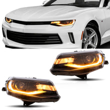 Laden Sie das Bild in den Galerie-Viewer, LED Projector Headlights For Chevrolet / Chevy Camaro 