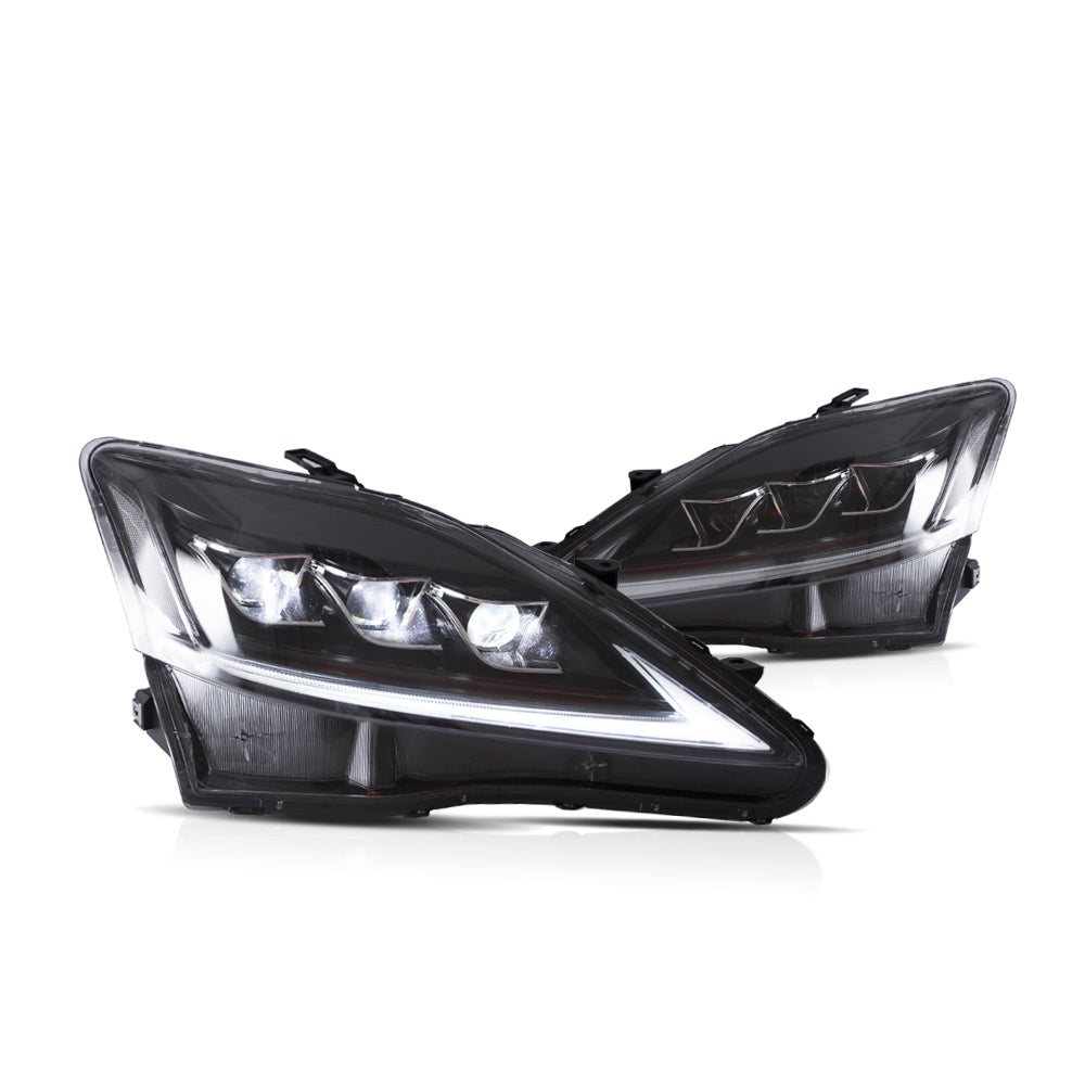 HeadlightsFor Lexus IS250/IS350 ISF 2006-2012  With Clear Reflector