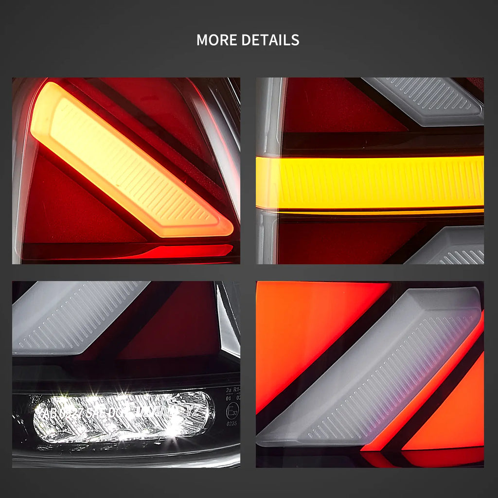 07-15 Mini Cooper 2th Gen(R56 R57 R58 R59) Vland II LED Tail Lights With Amber Sequential Turn Signal
