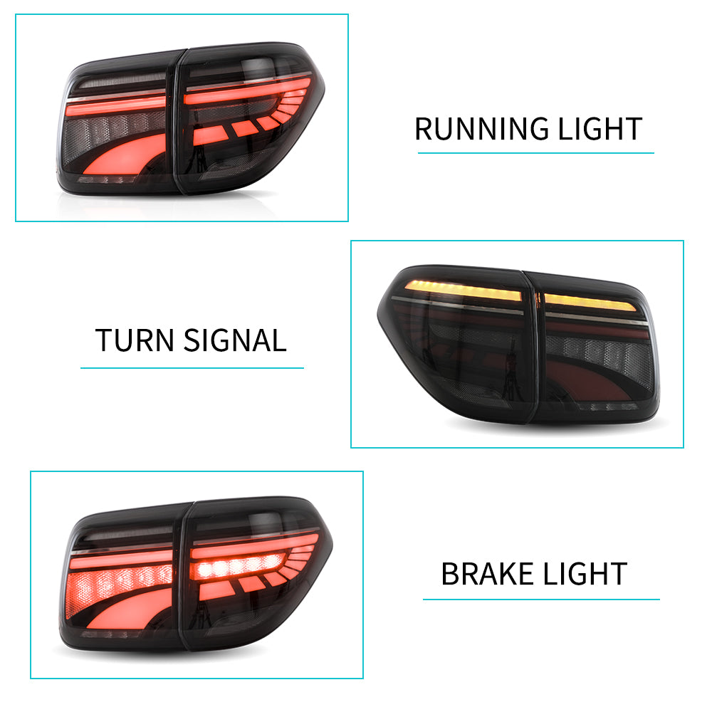 Vland Carlamp Taillights For Nissan Patrol 2012-2019/Armada 2017-2020