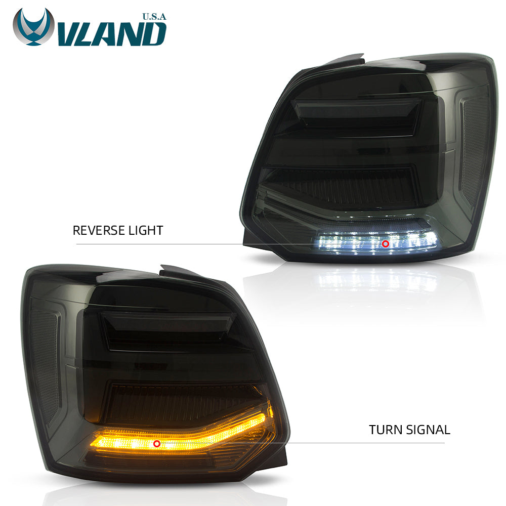 Vland Carlamp Led Tail lights For Volkswagen VW POLO 2011-2017