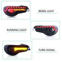 Load image into Gallery viewer, Vland Carlamp LED Tail Light For 2013-2020 Toyota 86,Subaru BRZ,Scion FR-S Smoked Lens