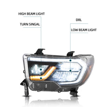 Carregar imagem no visualizador da galeria, Headlights Fit For Toyota Tundra 07-13 &amp; Sequoia 08-21