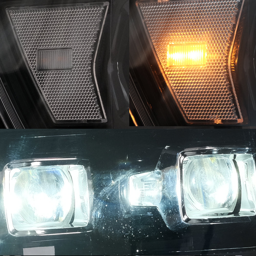 Vland Carlamp LED матрични прожекторни фарове за Dodge RAM 1500 2019-2021