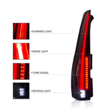 Load image into Gallery viewer, Vland Carlamp LED Tail Lights For 2007-2014 Cadillac Escalade Smoked Lens
