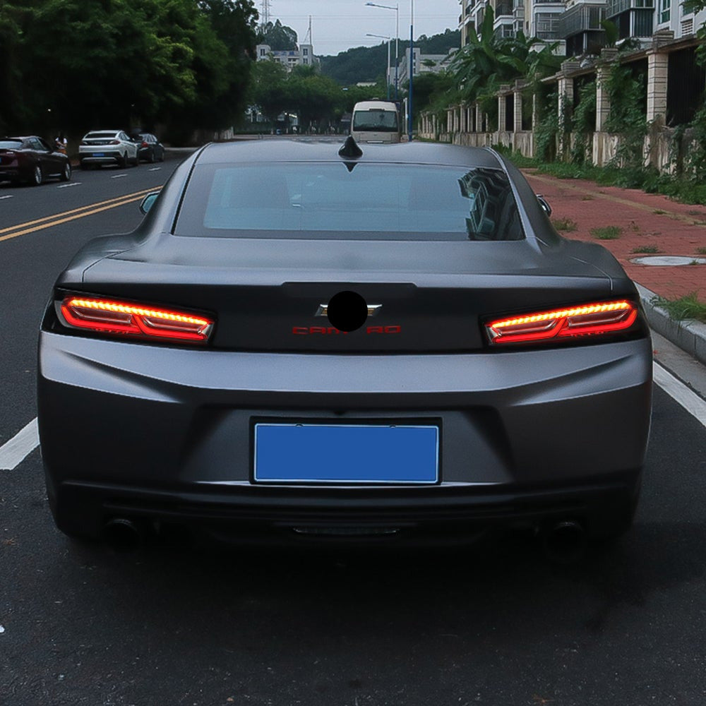 Tail Lights For Chevrolet Camaro 2016-2018 Clear Smoked Lens