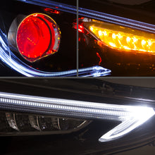 Carica l&#39;immagine nel visualizzatore di Gallery, Vland Carlamp  Dual Beam Headlights For Hyundai 2011-2014 Sonata Sequential Demon Eye (Bulbs Not Included)