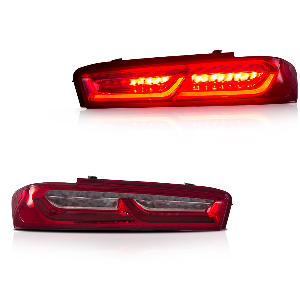 Vland Carlamp Tail Lights For Chevrolet Camaro 2016-2018 Red Lens