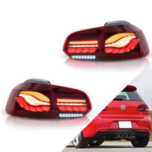 Load image into Gallery viewer, Vland Carlamp Tail Lights Fit For Volkswagen 2010-2014 Golf 6 MK6 Red