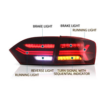 Load image into Gallery viewer, Vland Carlamp Tail Lights For Volkswagen Jetta 2011-2014