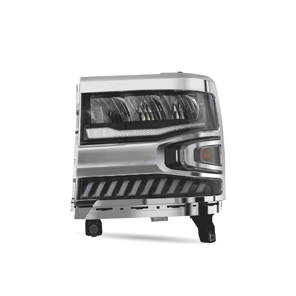 Vland Carlamp Full LED фарове с Halo Light за Chevrolet Silverado 1500 2016-2018