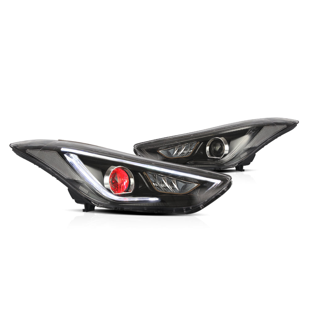 Vland Carlamp Projector Headlights For Hyundai Elantra (Avante MD) 2011-2015