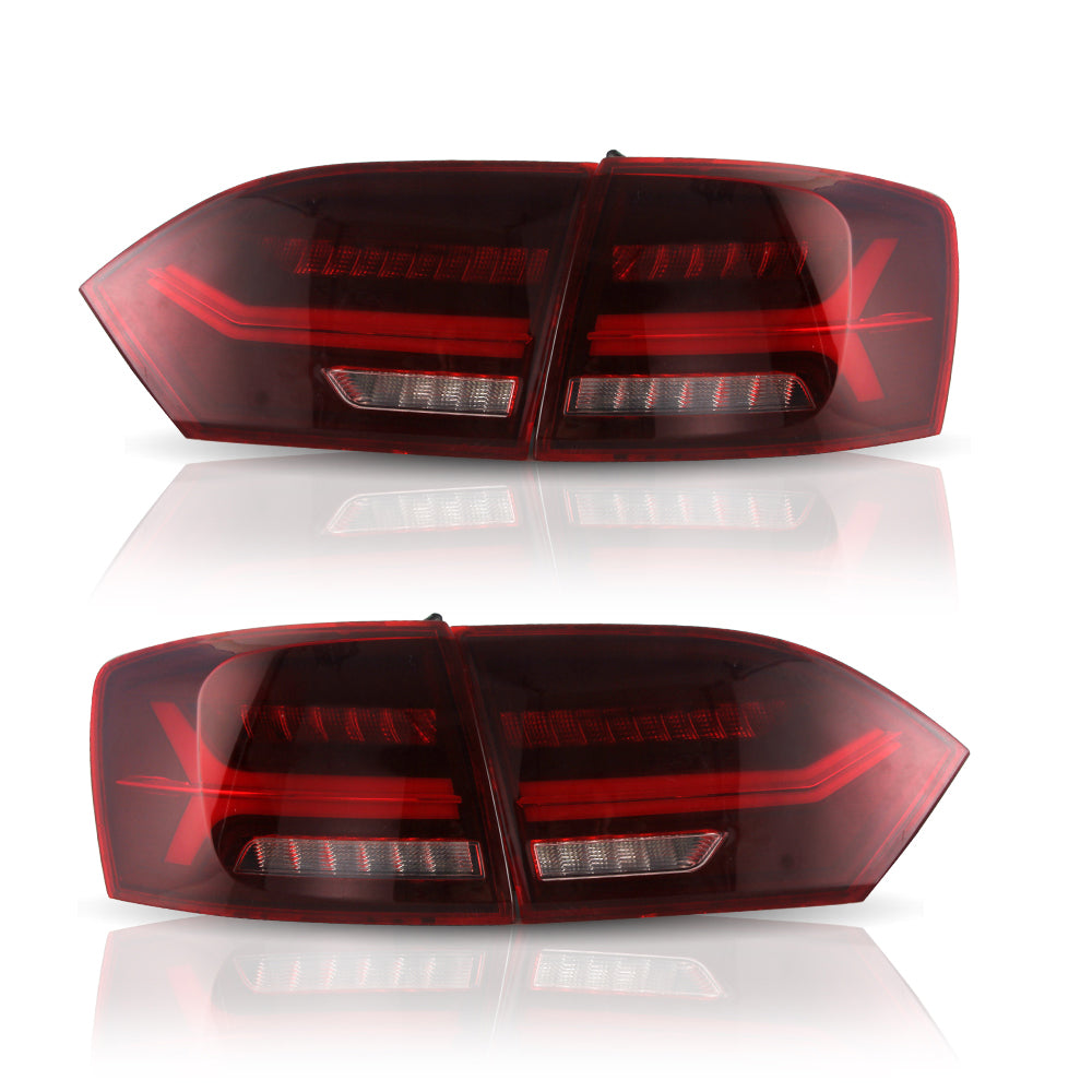 Vland Carlamp LED задни светлини за Volkswagen Jetta/Sagitar 2011-2014 Vland