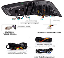 Charger l&#39;image dans la galerie, Full LED Tail Lights For Mitsubishi Lancer EVO X 2008-2018 With Sequential Turn Signal