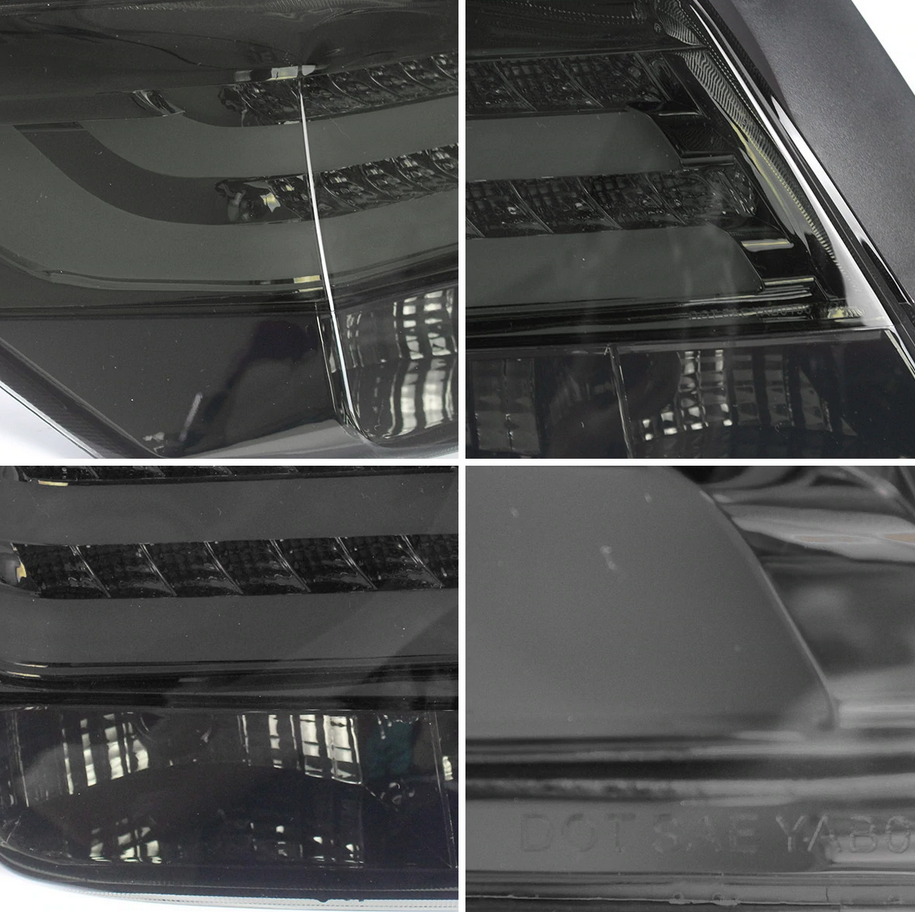 Vland Carlamp 4PCS LED задни светлини за Honda Accord Inspire 8-мо поколение седан 2008-2012 (не за купе)