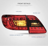 VLAND за задни светлини на Toyota Corolla 2011 2012 2013 (не са подходящи за американски модели)
