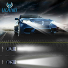 Load image into Gallery viewer, Vland Carlamp  2PCs D2S/H7/9005 LED Headlight Bulbs 6000K Super Bright