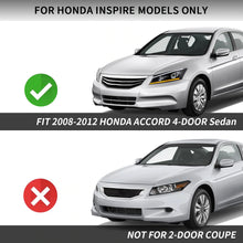 Заредете изображението в програмата за преглед на галерия, Vland Carlamp Dual Beam фарове за Honda Accord 2008-2012