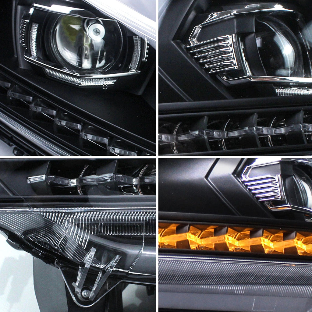 Vland Carlamp Dual Beam Headlights For Honda Accord 2008-2012