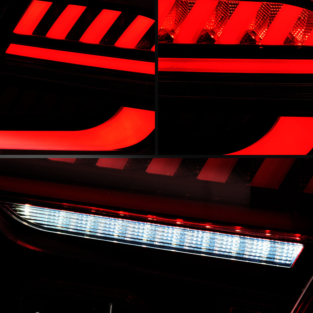 Задни светлини Vland Carlamp за Honda Accord 10th 2018-up с последователни мигачи Червена леща