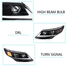 Carregar imagem no visualizador da galeria, Vland Carlamp Projector Headlights For Toyota Camry 2012-2014（Fit For American Models）