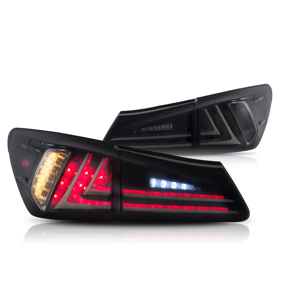 2006-2012 Tail Lights For Lexus IS250 IS350 ISF Smoked