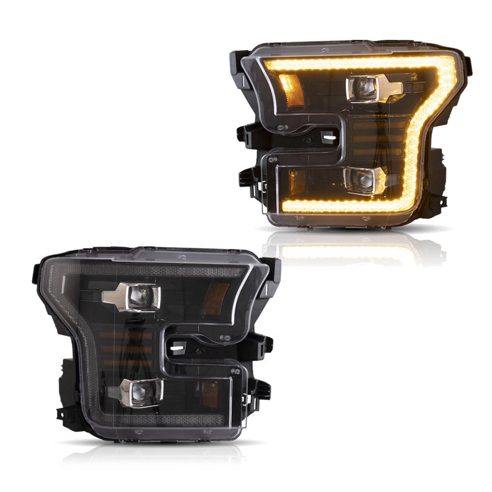 Vland Carlamp LED-Scheinwerfer für Ford F150 2015–2017, Ford Raptor 2016–2021