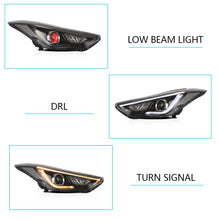 Carregar imagem no visualizador da galeria, Vland Carlamp Projector Headlights For Hyundai Elantra (Avante MD) 2011-2015