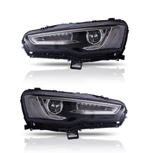 Load image into Gallery viewer, Vland Carlamp Dual Beam  LED Headlights For Mitsubishi Lancer EVO X 2008-2017 (Blackout )