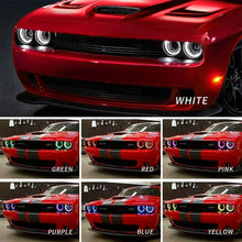 Load image into Gallery viewer, Vland Carlamp Led RGB Headlights for Dodge Challenger 2015-2022 SE R/T Colorful (Bulbs Not Included)