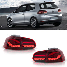 Load image into Gallery viewer, Vland Carlamp Tail Lights Fit For Volkswagen 2010-2014 Golf 6 MK6 Red