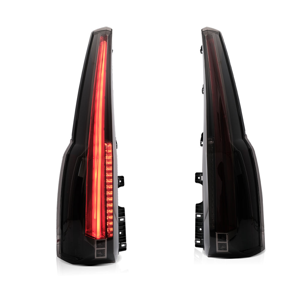 Vland Carlamp LED Tail Lights For Chevy Tahoe/Suburban 2015-2020 Smoked