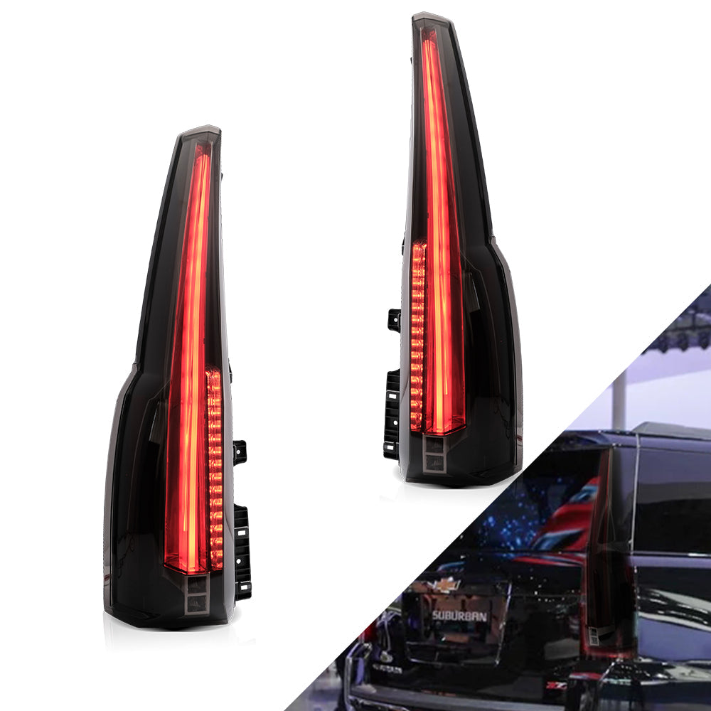 Vland Carlamp LED Tail Lights For Chevy Tahoe/Suburban 2015-2020