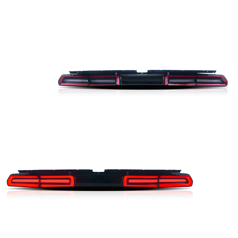 Vland Carlamp Tail Lights For Dodge Challenger SE R/T 2008-2014 Red Lens